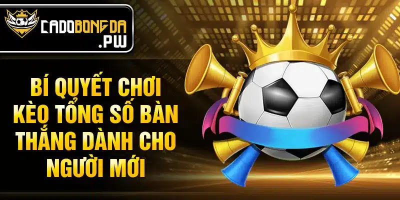 Bí quyết chơi kèo tổng số bàn thắng dành cho người mới 